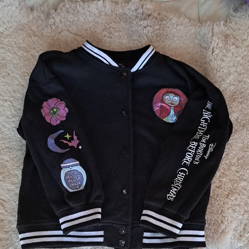 Disney Black Sweatshirt with The Nightmare Before Christmas Design